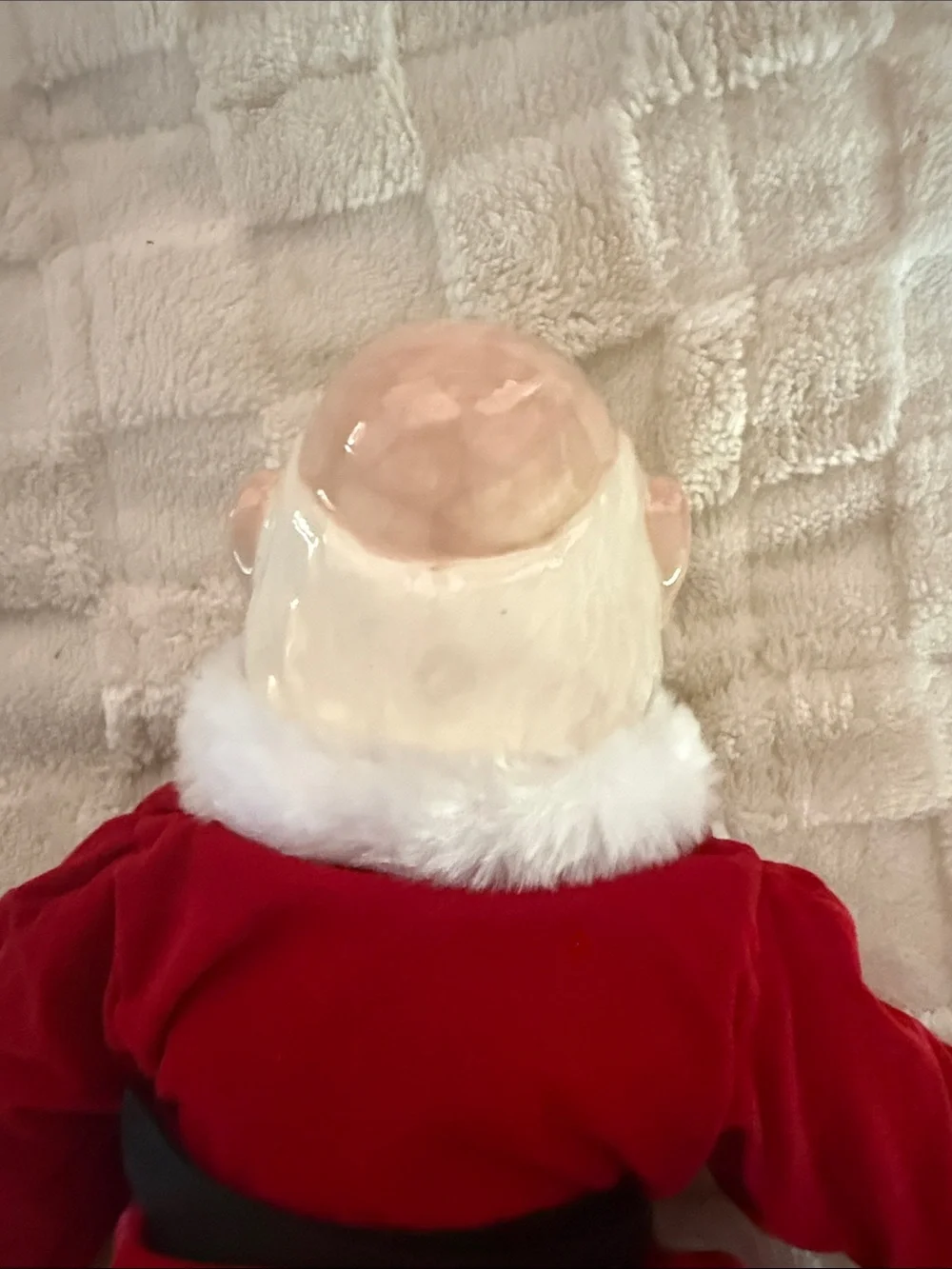 Vintage Santa & Mrs. Claus Christmas Dolls 15–17” Red Velvet Holiday Decor